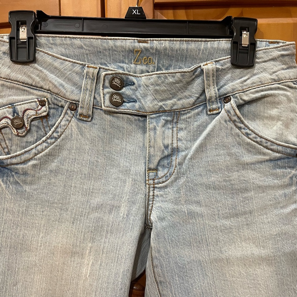 Y2K Vintage Women's Light Blue ZCO Cowgirl Jeans
